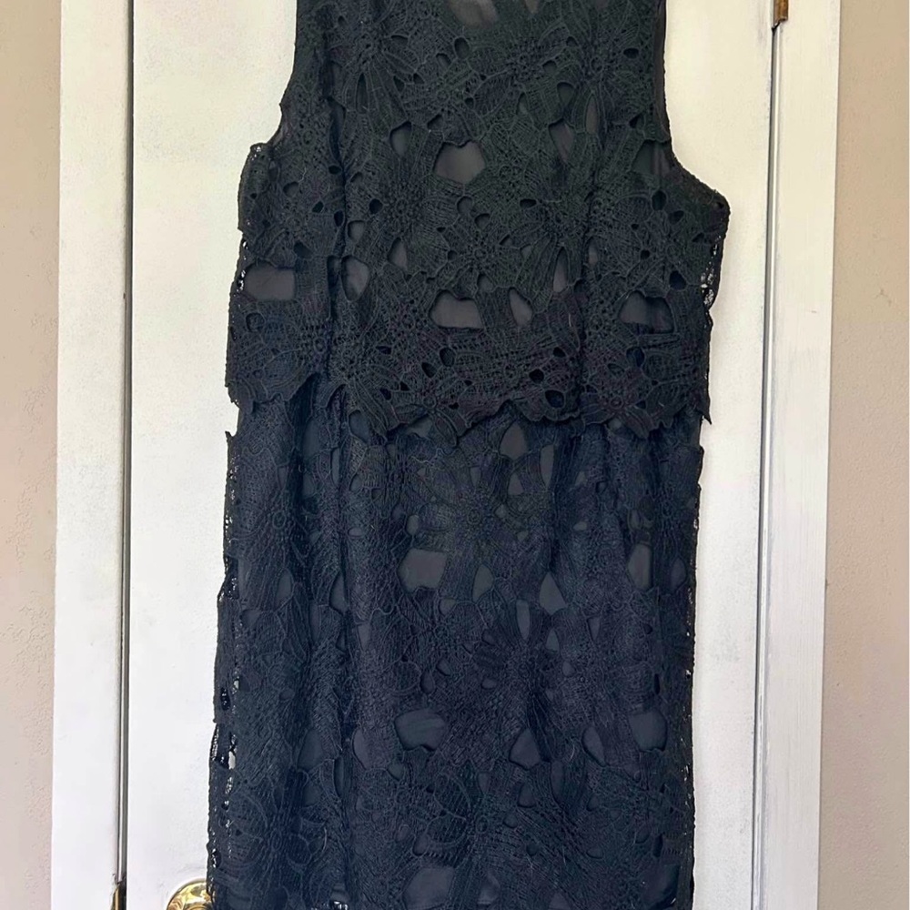 Elegant Black Lace Dress